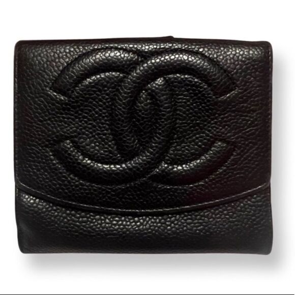 Chanel Black Caviar Short Wallet - Picture 1 of 8